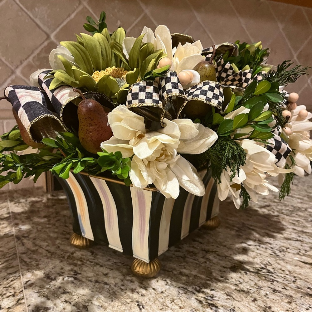 Mackenzie Childs flower piece.